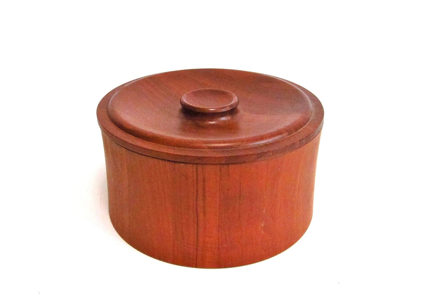 Vintage Dansk Teak Ice Bucket ... 1960s, IHQ, Jens Quistgaard, Danish, Serving Bowl, Denmark