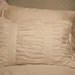 Ruched Cotton Pillow Sham