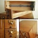 RESERVED Vintage Card Catalog : 12 Drawer Remington Rand Wood Cabinet