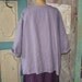 linen top ruched with rose