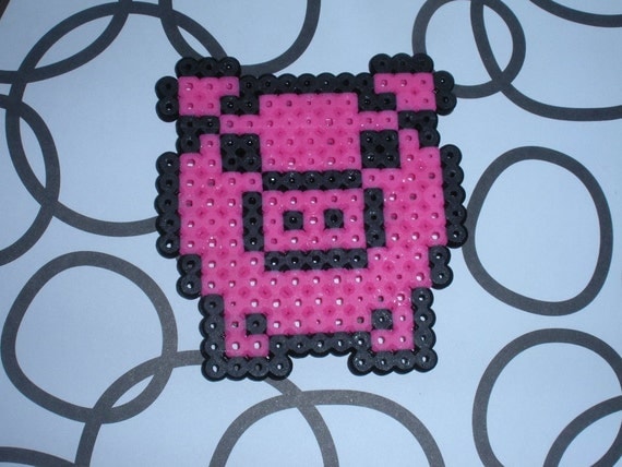 Perler Bead Pig