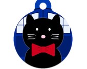 Pet ID Tag - Bowties are Cool - Doctor Who Cat Inspired Pet ID Tag, Cat Tag