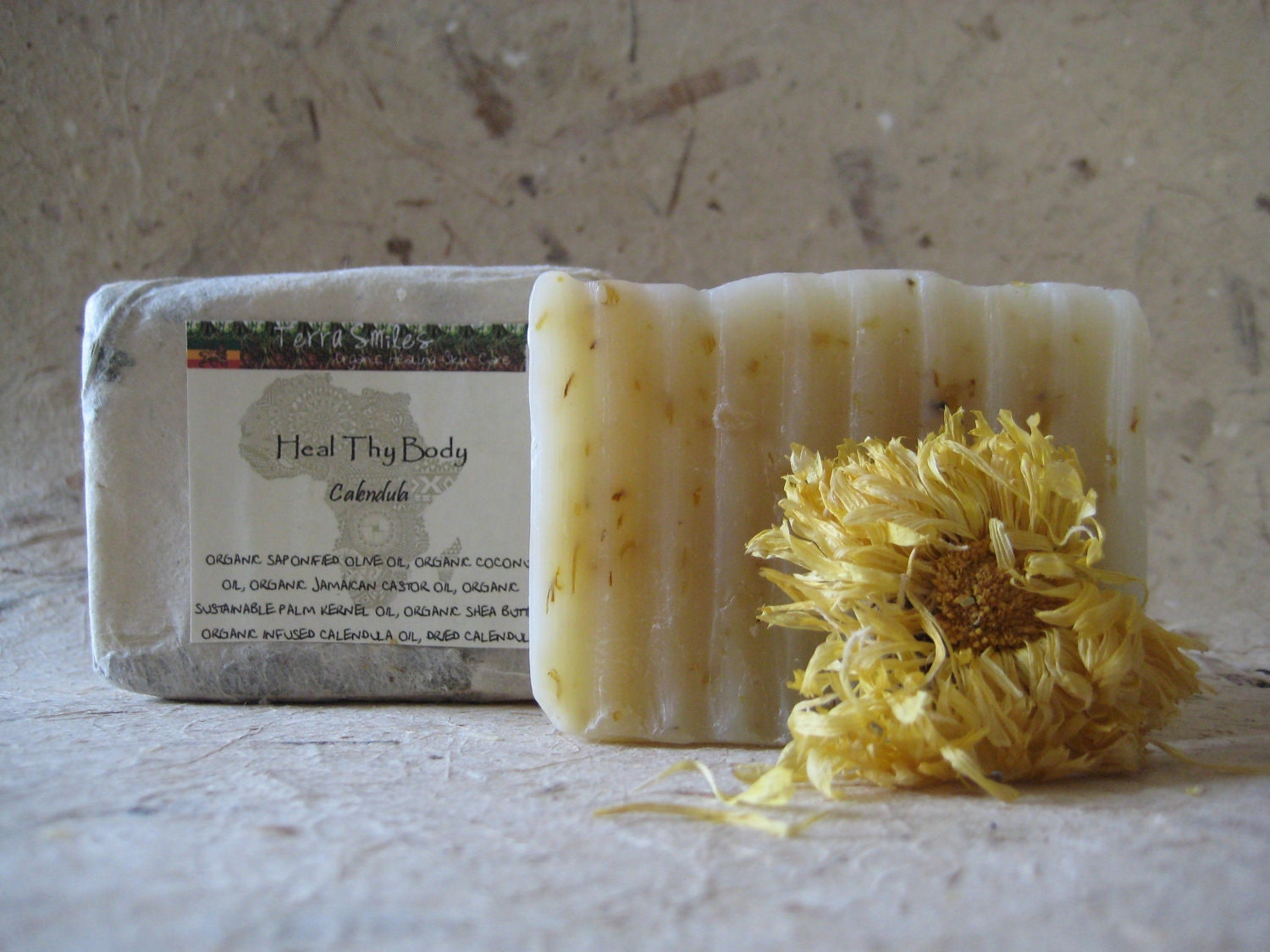 Heal Thy Body Calendula Organic Herbal Vegan Soap