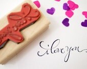 i love you rubber stamp: valentine's day perfection