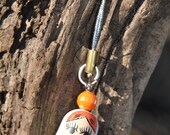 Matryoshka Russian Nesting Doll Cell Phone Charm or Bag Dangle