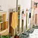 European Laundry Photography Collection - Eight Laminated 5 x 7 Prints - Portugal - Dubrovnik - Rome - Home Decor