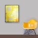 SALE - WiNK original abstract modern painting - gallery fine art - contemporary interior design - ooak home wall decor - yellow white mod