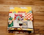 ipad mini cover, ipad mini case, ipad mini book cover, eReader Book Cover - Michael Miller Home Ec - yellow