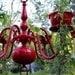 Romantic Red ---- SALE ---- Cottage Chic Planter Chandelier