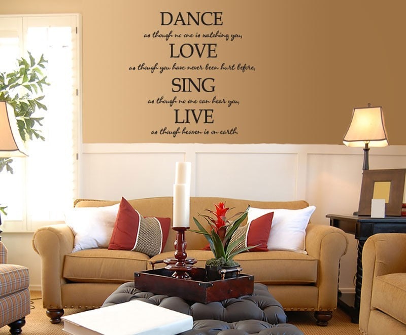 Vinyl Wall Decal Sticker Art - Dance as though no one is Watching...