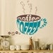 Vinyl Wall Decal Sticker Art - Coffee