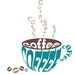 Vinyl Wall Decal Sticker Art - Coffee