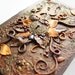 Polymer clay jewelry box - secret of enchanted forest