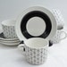 Rorstrand Sweden Venezia 4 Cups and Saucers Mid Century Modern, Hard To Find