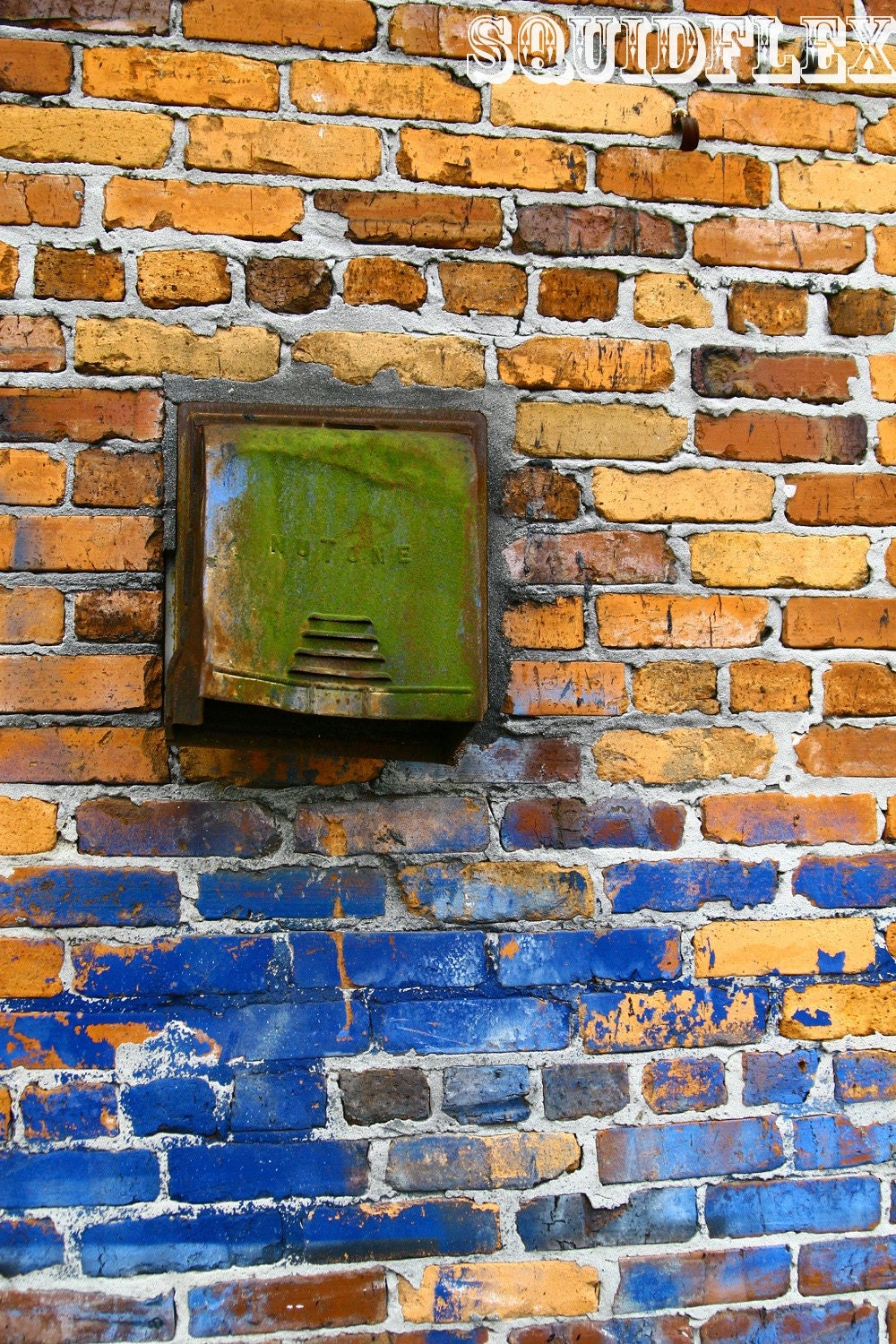 Painted Bricks Photo Print