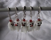 Cat stitch markers for knitting