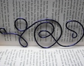 Purple wire bookmark