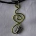 Applegreen wire pendant
