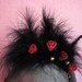 Headband, fascinator for a Gothic Fairy