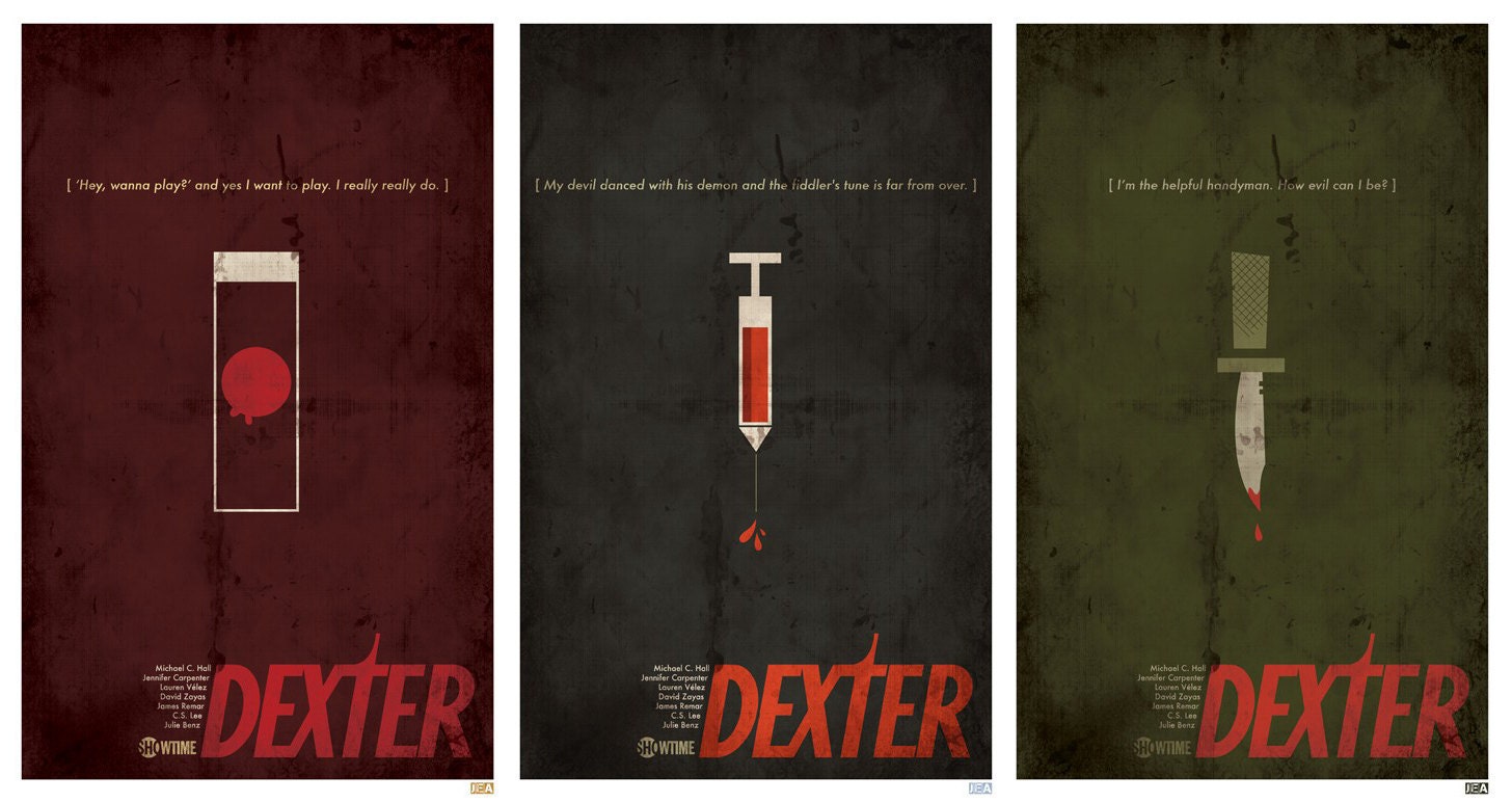 Dexter - 11x17 Movie Poster Set