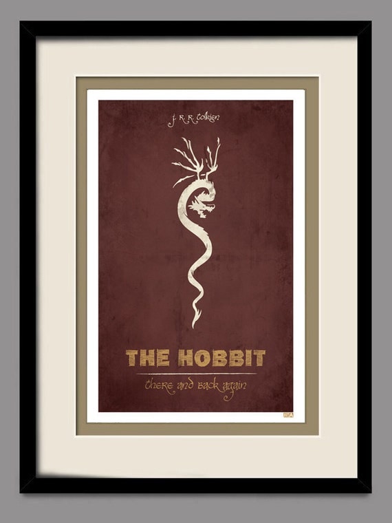 The Hobbit - Retro Movie Poster 11x17 Lord of the Rings Print