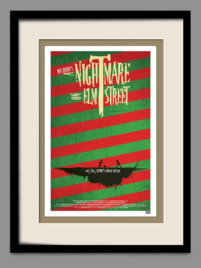 A Nightmare on Elm Street - Retro Movie Poster 11x17 Print