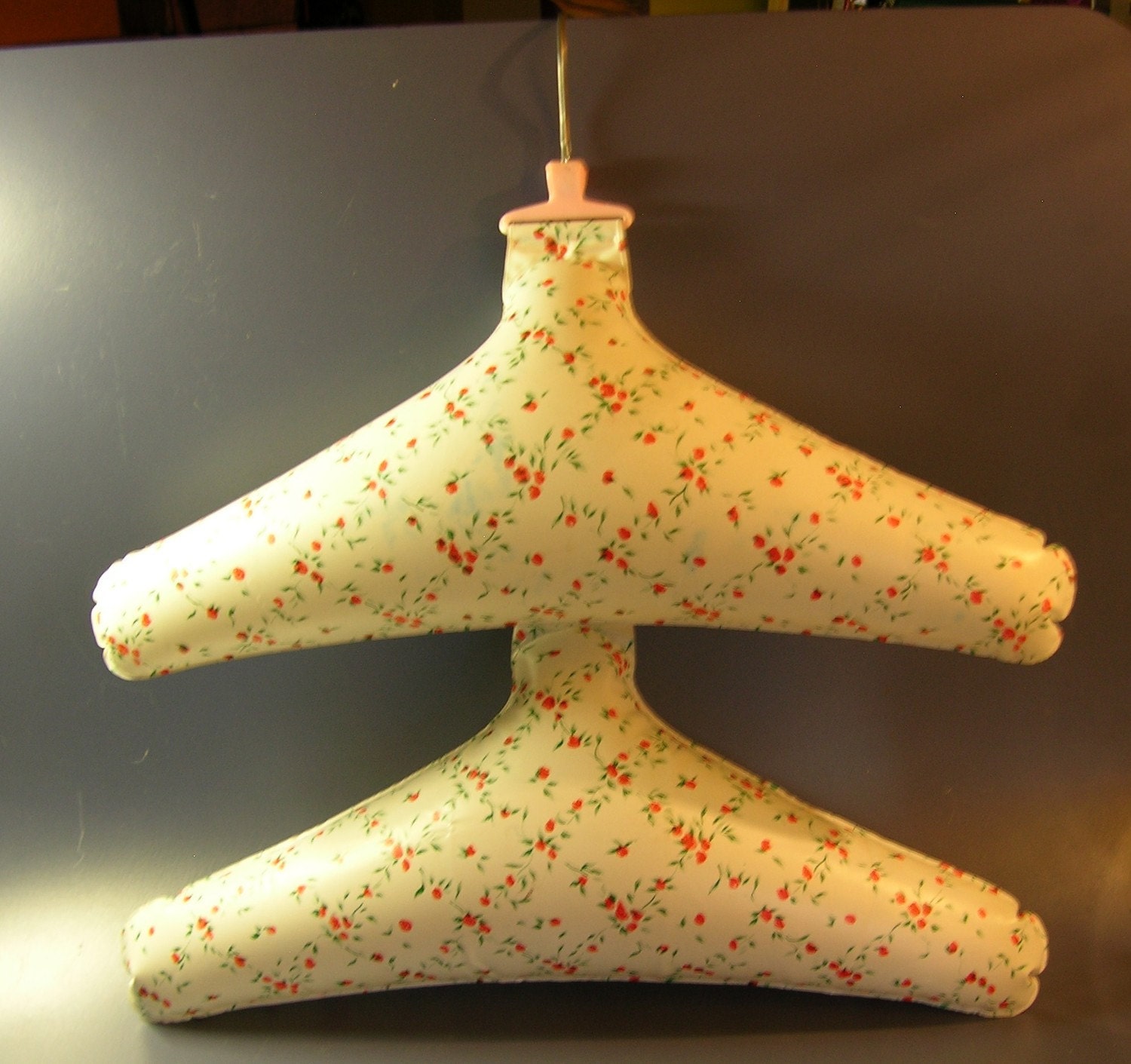 Vintage Clothes Hangers Blow-Up Plastic Happy Motoring