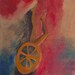 The Dancing Wheel original painting on wood