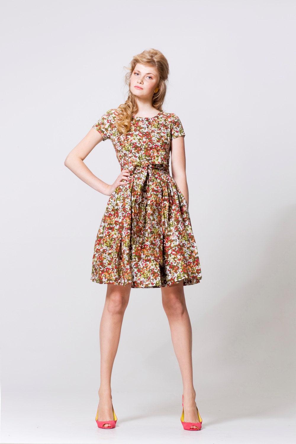 Summer Meadow Garden Party Dress (XS, S, M)
