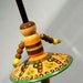 Toy Spinning Top - Dancing Ballerina Folk Doll - "Elsa" - Handmade Spin Top by Joshua Andra