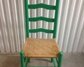Key west Green Ladderback Chair (reduced now 85.00)