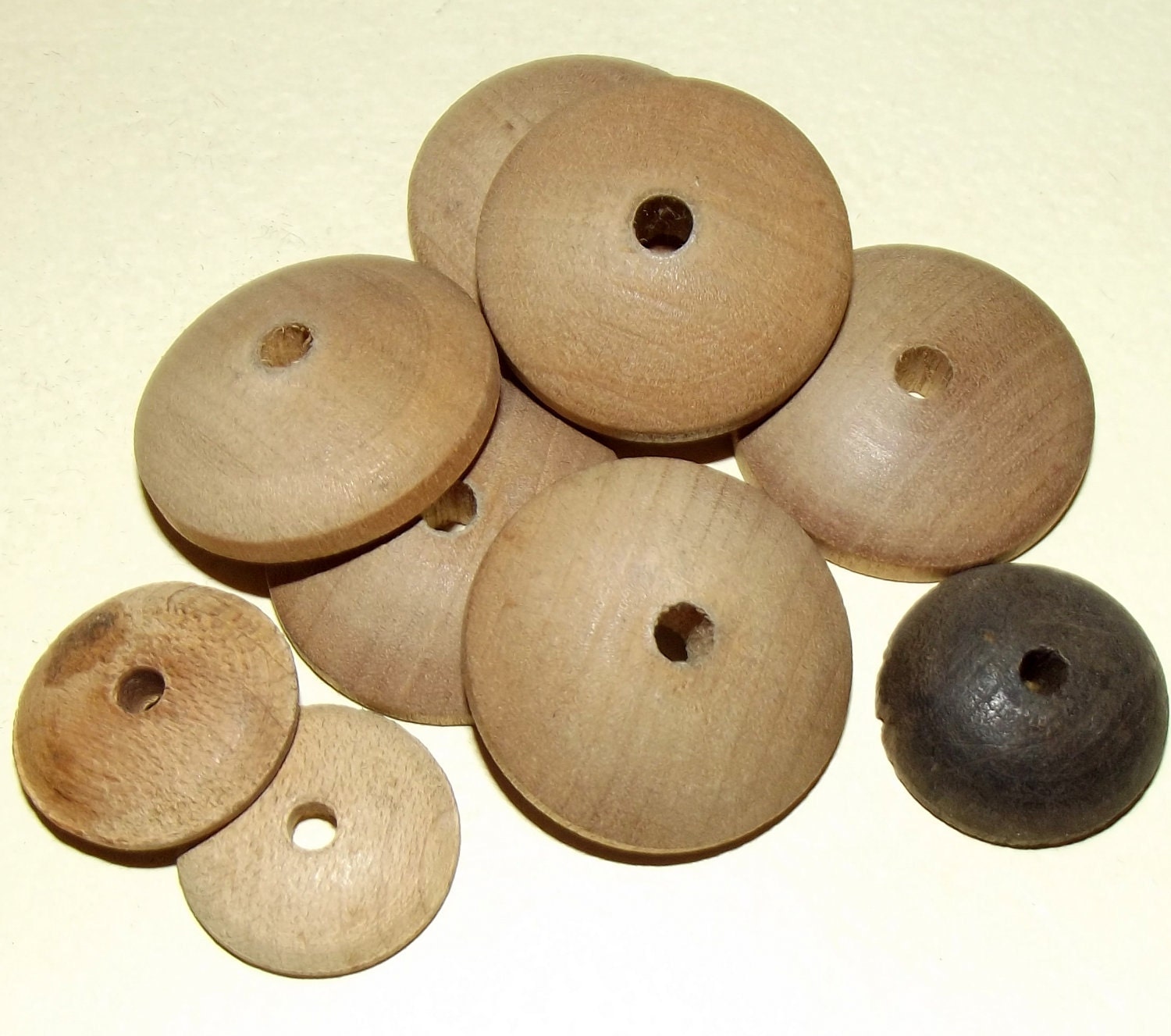 Antique wooden button molds by bluehousebuttons on Etsy