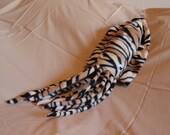 Carmelita the Tiger Striped Fleece Plush Cuddlefish - Stuffed Ocean Animal