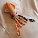 Bright Orange and Black Teeny Tiny Plush Squid - Stuffed Animal