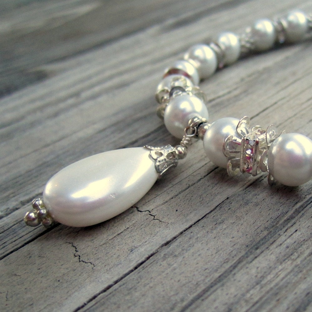 Wedding Jewelry Pearl Wedding Bracelet June Birthstone