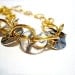 Mixed Metal Necklace Gold Silver Jewelry Chain Jewellery Two Tone Funky Statement Costume Buy Online Everyday Chunky Disc