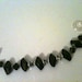 Black Crystal Bracelet Silver Jewelry Black and Silver