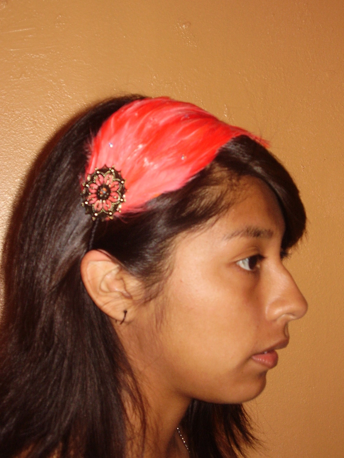 Coral Fascinator