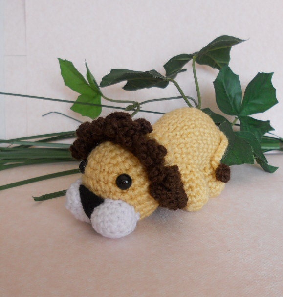 Crochet Lion Amigurumi Plush Stuffed Animal