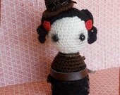Crochet Doll  Amigurumi Girl Victorian Miniature