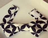 black and white bow tie for little boy: The Corbin