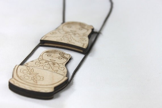 Nestled Babushka Doll Necklace