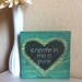 Reserved for Sharon - Christian Art - Create in Me a Pure Heart- Wood -Acrylic Painting-  Made to Order - graceforgrace by Tiffany Rachal