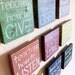 Reserved for Michelle-Inspirational Art- Christian Art- set of 9 - "Teach Me" Wood Blocks - Nursery, Child's Room, Home Decor, Gift