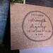 Set of 5 Notecards - She is Clothed With Strength and Dignity - Paper Goods - Bible Verse - Handmade Notecard - Mother's Day, Graduation