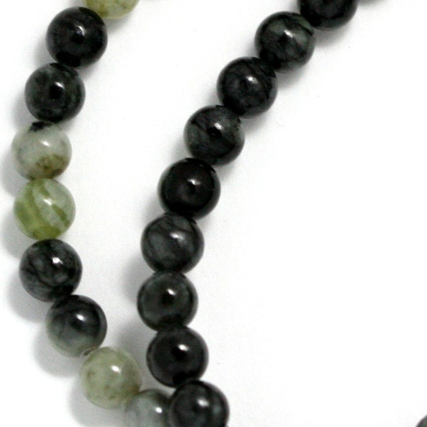 CLEARANCE Jungle Jasper Beads - 6mm Round - Half Strand