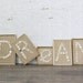 Custom Listing for lisar26 - Burlap Button Dream in Rusty Patina Frames