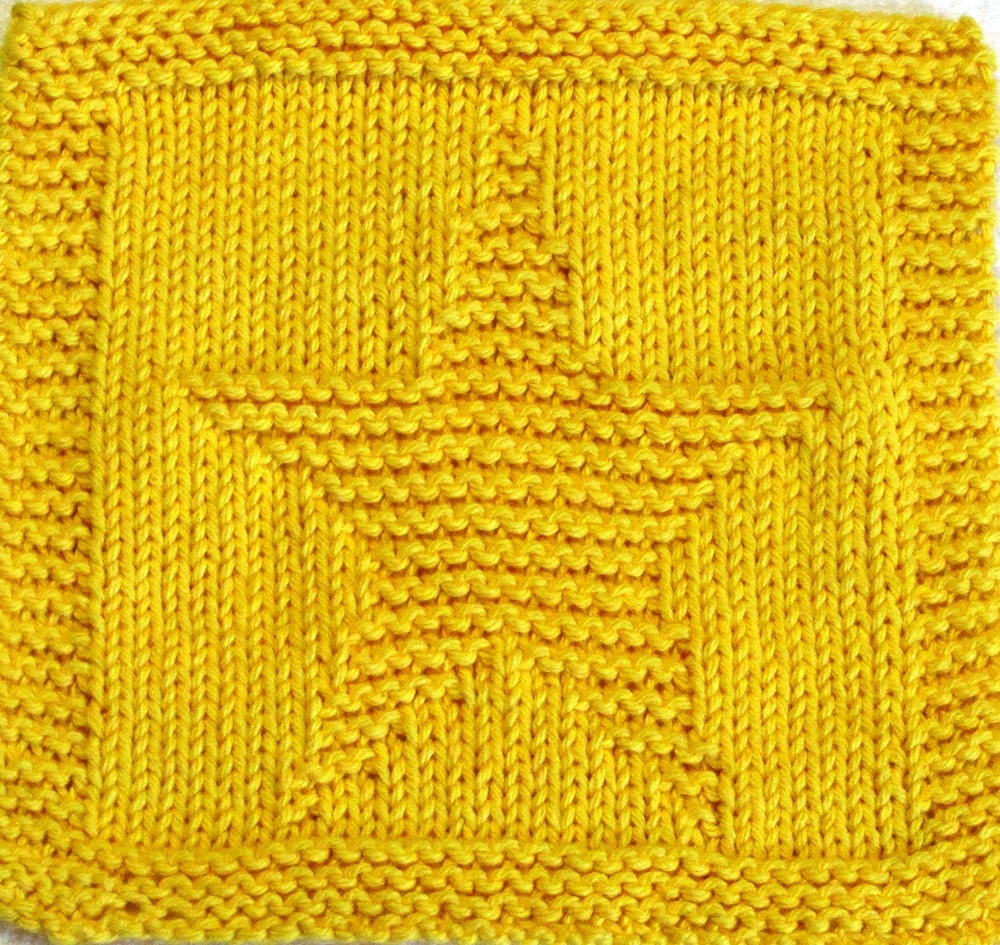Knitting Cloth Pattern - LITTLE STAR - PDF - Instant Download