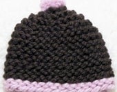 Knitting Pattern - Baby Hat Pattern - 3 sizes - Instant Download