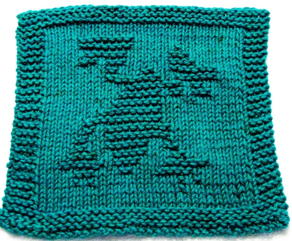 Knitting Cloth Pattern FROG PDF Instant Download by ezcareknits